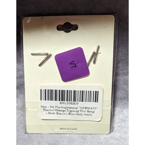 Fresh & Co Mermaid Gold Tone Brass Motivational Bracelet - Picture 4 of 4